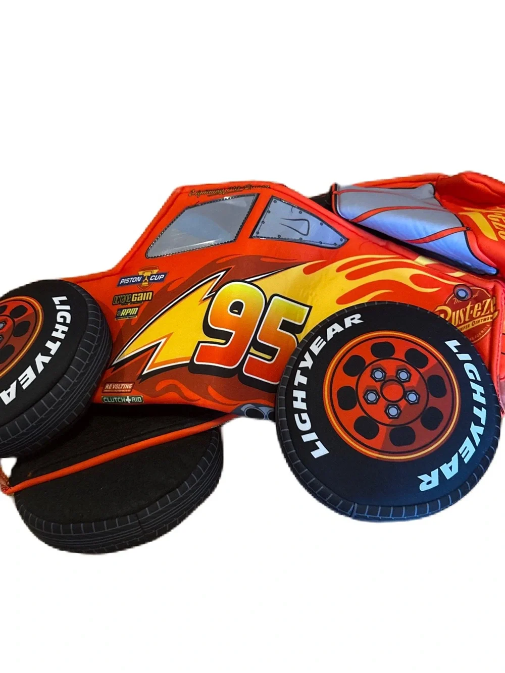 Disney Lightning McQueen 3D Ride On Car Costume Halloween Land World Cruise